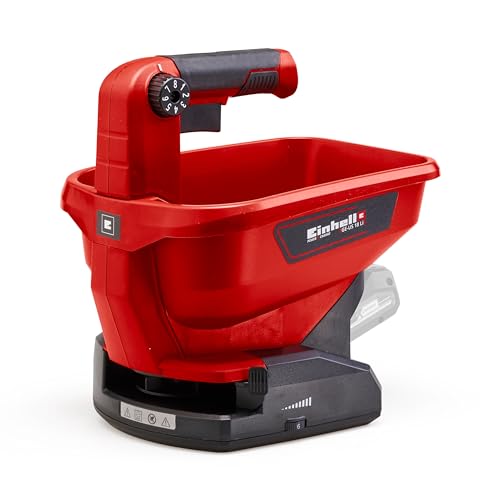 Einhell Universal Streuer GE-US 18 Li-Solo Power X-Change (Lithium-Ionen, 3,3 l, 6-stufige Drehzahlregulierung, 8-stufige Streumengenregulierung, ohne Akku und Ladegerät)