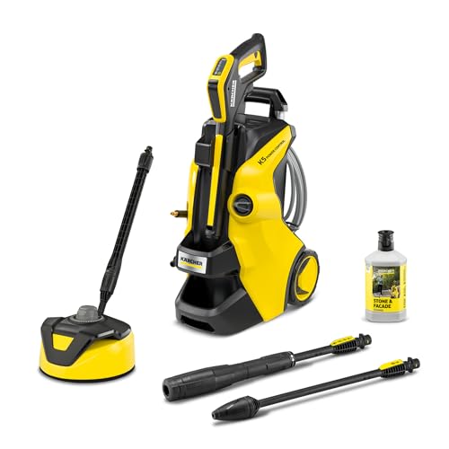 Kärcher Hochdruckreiniger K 5 Power Control Flex Home, Druck: max. 145 bar, Fördermenge: 500 l/h, Fläche: 40 m²/h, Wasserfilter, Gewicht: 13 kg, Hochdruckpistole, Dreckfräser, Strahlrohr, Home Kit