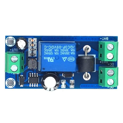 Batterie-Backup-Modul, Ladesteuerplatine für Stromausfallschutz, Notabschaltung, 5 V bis 48 V, mit automatischer Umschaltung, elektronisch, Grün