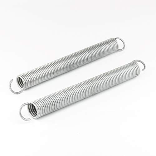 LST 2x GARAGENTORFEDERN 430mm 68 WINDUNGEN ZUGFEDER GARAGE TOR FEDER VERZINKT *NEU*