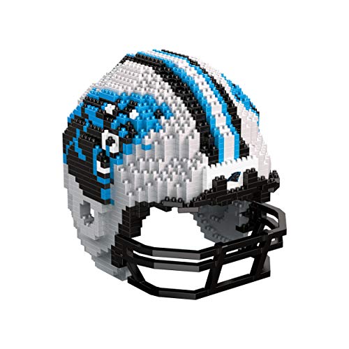 FOCO Offizielles Lizenzprodukt Carolina Panthers BRXLZ-Steine 3D-Replik-Helm BAU-Set