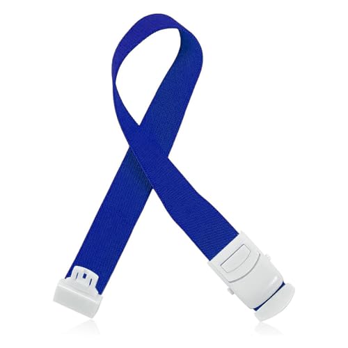 HaseMed Venenstauer, metallfrei, latexfrei, blau– 1 Stück Tourniquet für medizinische Anwendungen, elastisch und sicher, ideal für Notfälle und Krankenhäuser