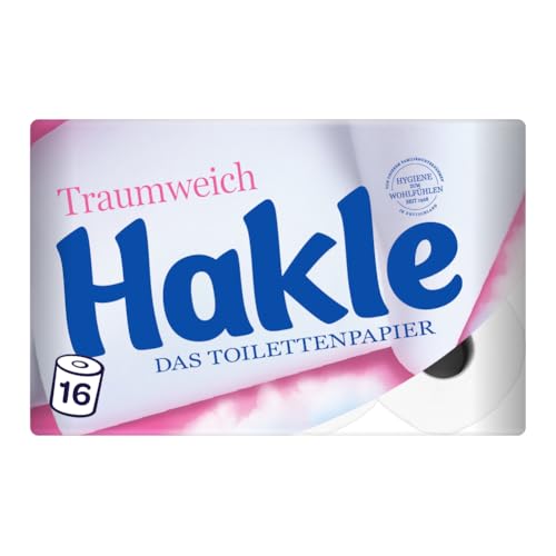 Hakle Traumweich Toilettenpapier – 16 Rollen, Sanfte Reinigung für Wohlbefinden