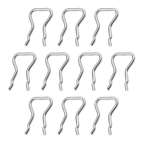 SG Store 10 Stück Common Rail Injektor Rückkehr Leck Off Rohr Clips F00VC22003 F00RJ00322 Ersatz Kraftstoff Injektor Stahl Metall Halte Clips