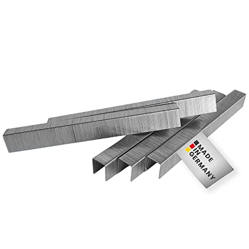 RIKAMA® 1000 Stück Tackerklammern 24/6 | Standart Handtackerklammern | verzinkt | Tacker-Klammern | Heftklammern | Büroklammern