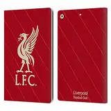 Head Case Designs Offizielle Liverpool Football Club Home 2021/22 Leder Brieftaschen Handyhülle Hülle Huelle kompatibel mit Apple iPad 10.2 2019/2020/2021