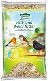 Dehner Natura Premium Wildvogelfutter, Fettfutter / Weichfutter, Ganzjahresfutter artgerecht / kraftspendend , hochwertiges Vogelfutter für Wildvögel, 2.5 kg