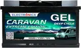 Gel Batterie 12V 100Ah Caravan Extreme Solarbatterien Gel-Technologie 12V Akku Solar, Solarbatterie Bootsbatterie Battery Wohnmobile, Wohnwagen 100 Ah