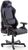 Robas Lund DX Racer 3 OH/DE01/N Gaming-Stuhl/ Büro-/ Schreibtischstuhl, mit Wippfunktion Gamer Stuhl Höhenverstellbarer Drehstuhl PC Stuhl Ergonomischer Chefsessel, schwarz