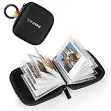 Yinke Pocket Fotoalbum mit 40 Tasche für Polaroid Go Instant Camera, Tragbare Reise Album Hülle (Schwarz)