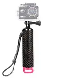 Homeet Schwimmer Handgriff Schwimmender Hand Grip Unterwasser Handstick Monopod Pole Selfie Stick Ergonomisch für Action Kameras 【Rot】