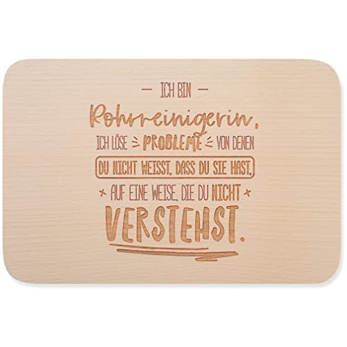 JUNIWORDS Brett, Ich bin Rohrreinigerin, ich löse Probleme, von denen du nicht weißt, dass du Sie hast, auf eine Weise, die du nicht verstehst (5010682)