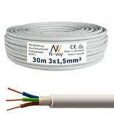NYM-J 3x1,5 mm² 30m Mantelleitung Installationskabel Stromkabel nach DIN VDE 0250 M03