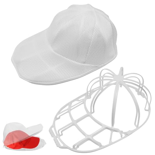 Mumjooyi Cap Washer für Baseballkappen Cap Wascher für Waschmaschine Cap Waschmaschinen Form für Baseballkappen Basecap Waschgestell für Kinder und Erwachsene Kappenhalter Waschmaschine