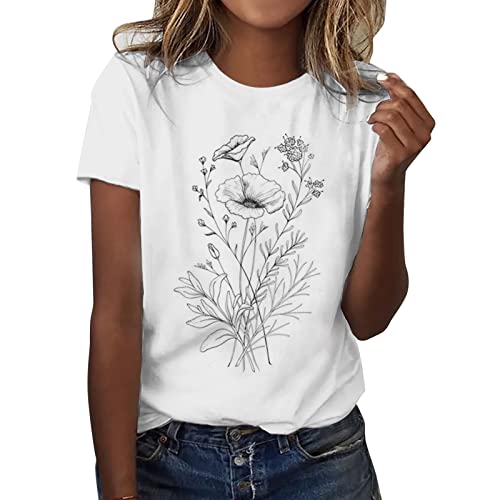 Generisch Damen Rückenfrei T-Shirt Y2K Kurzarm Crop Top Sexy Oberteile Party Sommer Cropped Tee Shirts Damen Shirt 3/4 Arm Oberteile Damen Sommer 100% Baumwolle T Shirt Damen Grosse GröSsen Sport