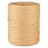 200 Meter Naturbast Papierband, Bast Raffia Natur papierschnur, für handwerksprojekte, Geschenkverpackung, Weben und Gärtnern