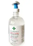 500 ml CO-Protect pflegendes Hygiene-Handgel Spender mit Aloe Vera + Glycerin + 70% Alkohol (Ethanol) + schöner Duft