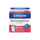 Emsan® Spülsalz für Nasendusche | sanfte und gründliche Reinigung der Nase | homöopathieverträglich | 40 Beutel á 2,5g | ab 6 Jahren