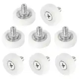 QUARKZMAN Rollen aus Nylon für Schubladen, Schrank-Schubladenrollen-Ersatzräder Lager 22mm Schubladen-Positionierungsrollen-Schiebeführungen für Möbelteile Schrank Kleiderschrank8 Stück