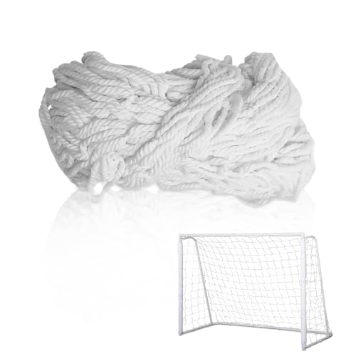 Fußball-Tornetz, Fußball-Ersatz-Tornetze, Sport-Fußball-Torpfostennetz, Fußball-Torpfostennetz in voller Größe für das Training von Sportwettkämpfen (8X6FT)