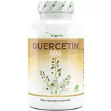 Quercetin - 500 mg - 120 Kapseln - 4 Monatsvorrat - Laborgeprüft - Natürlich aus japanischem Schnurbaum-Blütenextrakt - Hochdosiert- Vegan - Premium Qualität