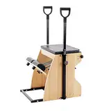 Align-Pilates Combo Chair II, Flat Pack - Pilates Chair, braun, Analog, Manuell, 64 cm (H) x 55 cm (B) x 82.5 cm (T), 33 kg