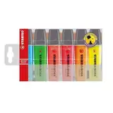 Textmarker - STABILO BOSS ORIGINAL - 6er Pack - mit 6 verschiedenen Farben