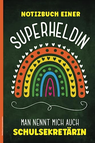 Notizbuch Schulsekretärin: A5 Buch für Sekretärin im Schulbüro ein Schulsekretärin Geschenk für Frauen im Schulsekretariat das linierte Schreibbuch für Notizen die Geschenkidee von Lehrer Kollegen