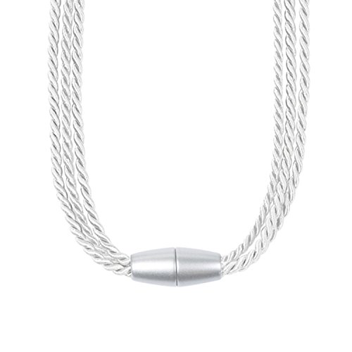 Raffhalter / Gardinen-Accessoire / Vorhangdekoration ARENELLA mit Spannweite 65cm (weiß)