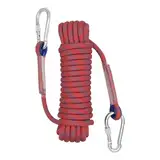 10mm Seil, Mehrzweck-Seil, Langlebige Outdoor-Kordel für Camping, Wandern, Outdoor-Abenteuer, Bootfahren, Angeln, Heimwerkerarbeiten und Heimprojekte (Rot, 10m)