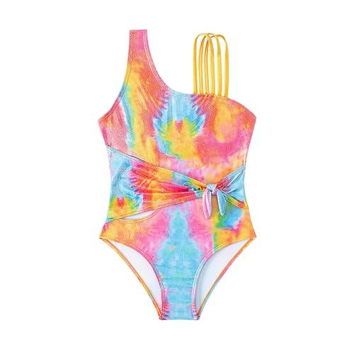 lozssnigzi Badeanzug Mädchen 152, Uv Schutz Schwimmanzug Sport Badeanzug Sommer Bikini Schnelltrocknend Bademode Hawaii Monokinis Einteiliger Badeanzüge