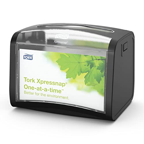 Tork 272611 Xpressnap Tischspender für N4 Spenderservietten / Serviettenspender in Schwarz