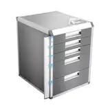 5-Schubladen-Schreibtisch-Aktenschrank BüRo-Aktenschrank Mit Etikettenschloss 5-Schubladen-Aktenaufbewahrungsbox Hohe Sicherheit Ausreichend Stauraum ÄSthetisches Aussehen
