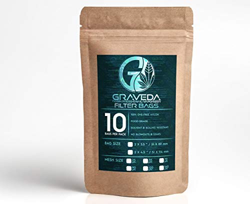 Graveda Rosin Bags - Wiederverwendbare Filterbeutel zur Herstellung von Rosin (5, 89)