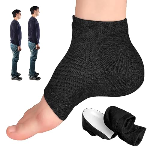 Height Socks, Erhöhungssocken Silikon, Rizzsoles Height Max Socks, Rizzsoles Height Max Insoles, unsichtbare Gel-Einlegesohlen Geeignet für Männer und Frauen (high-3.5)
