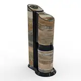 One-Wheel | selbstklebende Folie passend für SodaStream Crystal 2.0 | Wassersprudler-Aufkleber | Design Holzstruktur Farbe braun | Motiv: Holz