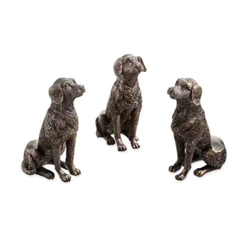 Hund Figuren Pflanze Topf Füße, Satz von 3 Labrador Figur Pflanze Topf Füße dekorative Pflanze Topf Raiser Support Stand