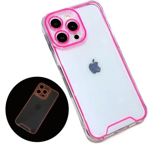 Tivenfezk Nadoli Leuchtend Hülle für iPhone 11 Pro Max,Fluoreszierend Licht im Dunkeln Weich Silikon Transparent Handyhülle Schutzhülle Klar Cover