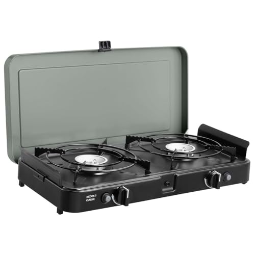 CADAC - 2-Cook 3 Classic Stove Camping Gasgrill - 50mBar - Stahl, Aluminium und Kunststoff - Gas-Campingkocher