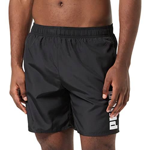 PUMA Herren Swim Men's Mid Shorts Swim Trunks, Schwarz, XS