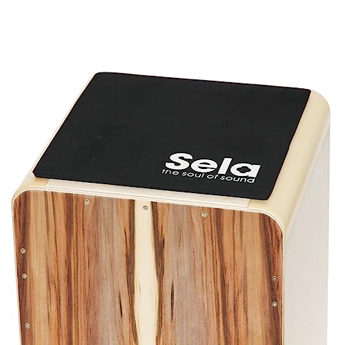 Sela SE 006 Cajon Pad Black, Sitzauflage, Sitzkissen, Polster für Cajons (Maße 26x26 cm), Cajon Zubehör, Anti-Rutsch