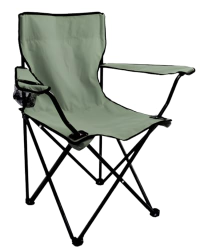 FORNOR 10048 Klappstuhl Khaki (52 x 52 x 90 cm)