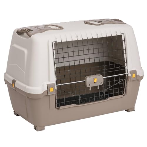 Hundebox Transportbox Autobox Reisetransportbox für Hunde Skudo Car 89 x 51 x 61 cm