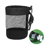 RUIENGCOMM Aufbewahrungstasche für Golfbälle, tragbar, Netzstoff, Golfbälle, Netztasche, Tennisnetztasche zur Aufbewahrung von Baseball, Tennis, Golf, Tischtennis, Bälle, Sportschuhe