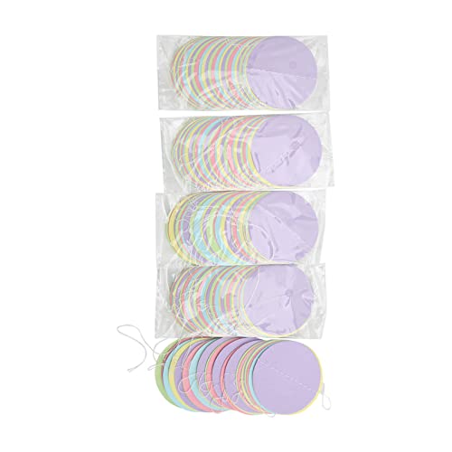 5 Stze von Runden Stücken Dekorative Pull Strips, Farpoint Garland Kits Flaggen Banner Banner Zum Aufhängen Pastell Polka Dot Girlanden für Partys Dekoration Zimmer Babyzimmer