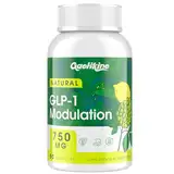 GLP-1 Modulation 750 mg, Hochdosiert zur Appetit Regulieren und Darmgesundheit, Natürliches GLP-1 mit Synbiotika, Hopfenblütenextrakt und Eriocitrin, Vegan (60 Stück (1er Pack))