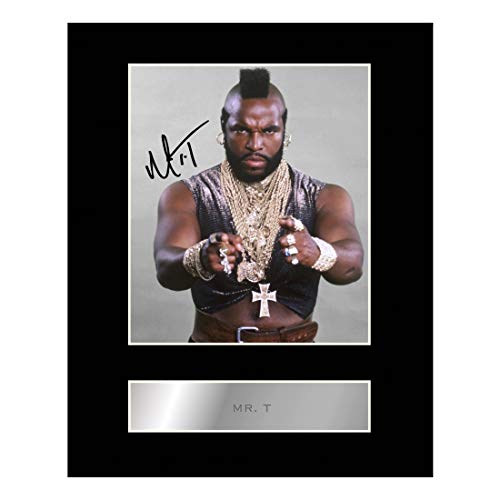 Mr. T signiertes Foto mit Passepartout, signiertes Geschenk, Bild