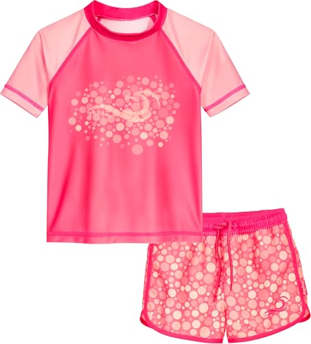 Playshoes Mädchen Zweiteiler Rash-Guard-Set, Koralle, 134/140 cm