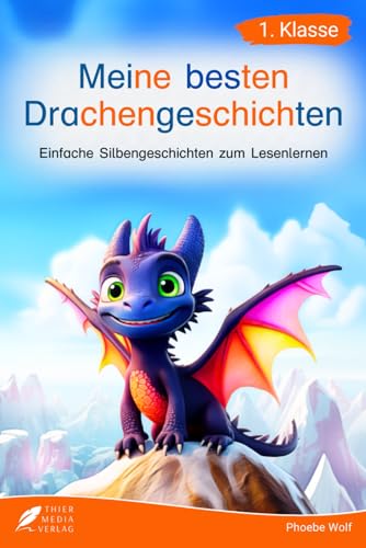 Silbenbuch 1. Klasse - Meine besten Drachengeschichten: Einfache Silbengeschichten zum Lesenlernen für Kinder ab 6 Jahren (Silbengeschichten 1. Klasse)