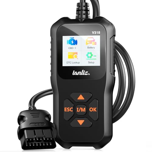 OBD2 Diagnosegerät Auto OBD Diagnose: EOBD Motor Fehlercodeleser Adapter Scanner – Autodiagnosetool für BMW Mercedes VW Audi und Alle OBDII-Fahrzeuge – KFZ Fehlercode Lesegerät